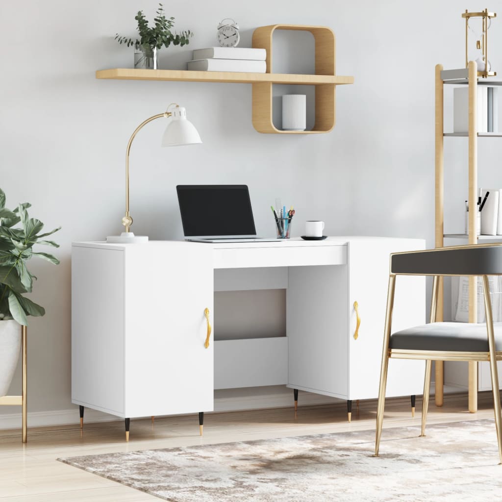 Desk 140X50X75 Cm Engineered Wood