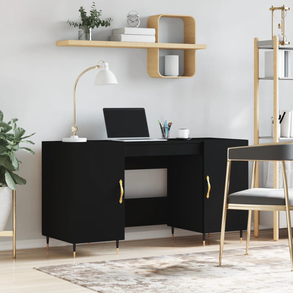 Desk 140X50X75 Cm Engineered Wood