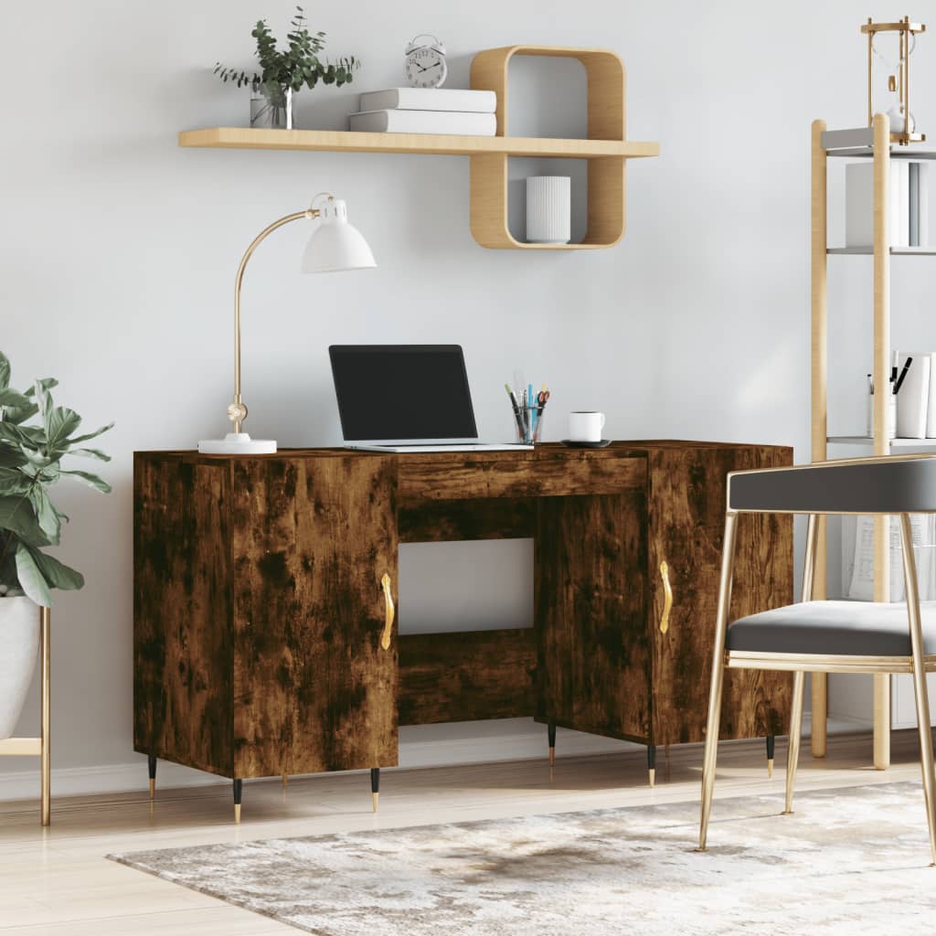 Desk 140X50X75 Cm Engineered Wood
