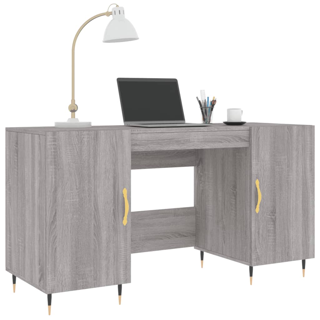 Desk 140X50X75 Cm Engineered Wood