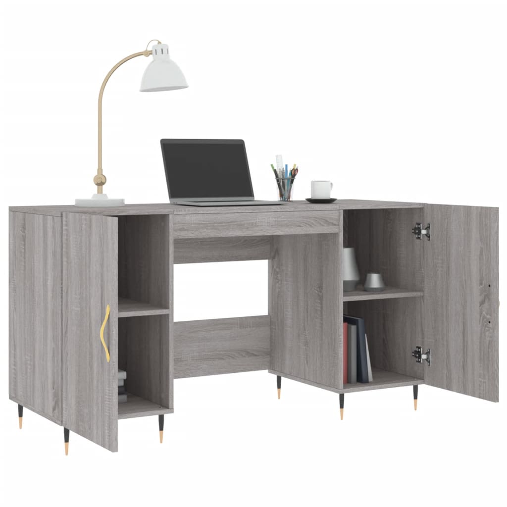 Desk 140X50X75 Cm Engineered Wood