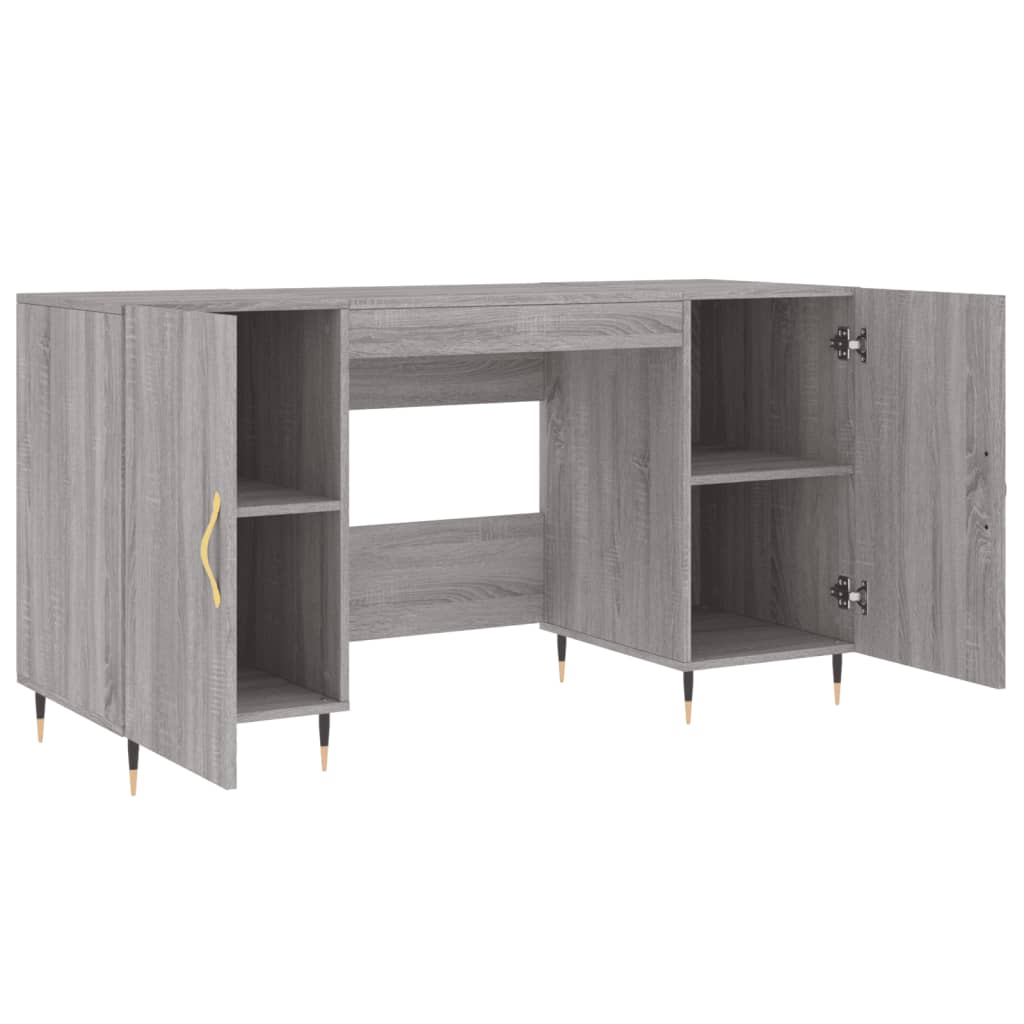 Desk 140X50X75 Cm Engineered Wood