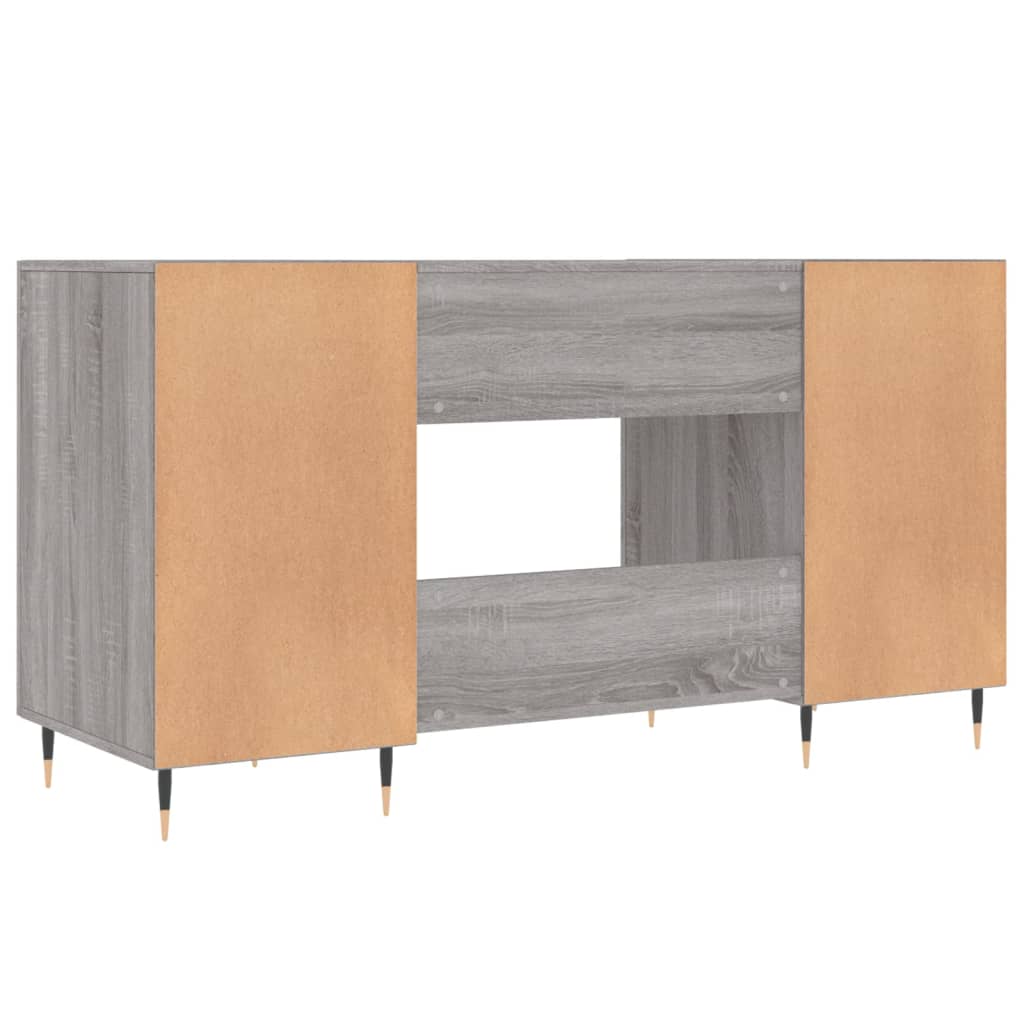 Desk 140X50X75 Cm Engineered Wood