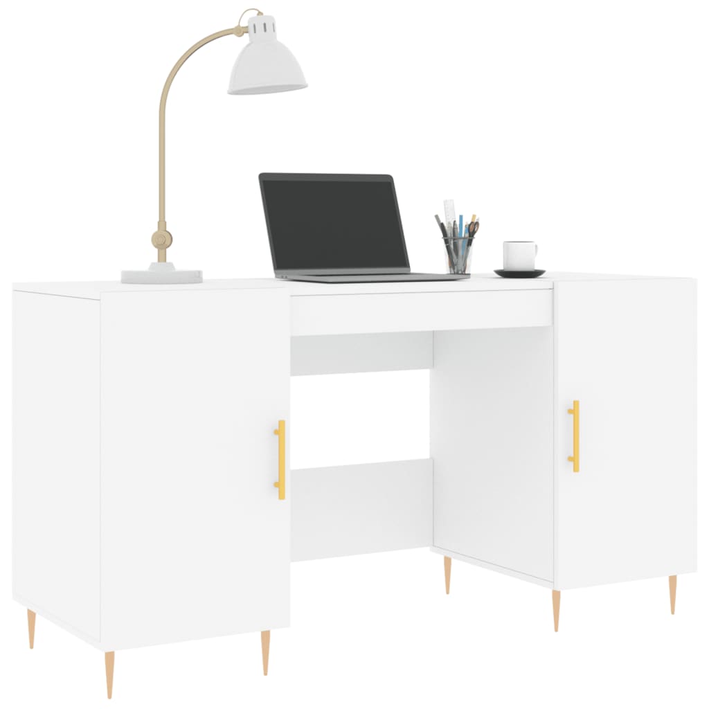 Desk 140X50X75 Cm Engineered Wood
