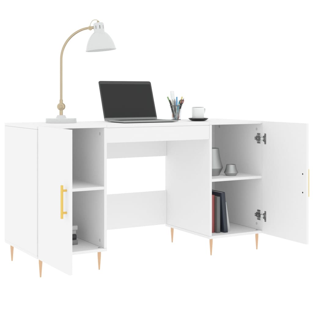 Desk 140X50X75 Cm Engineered Wood
