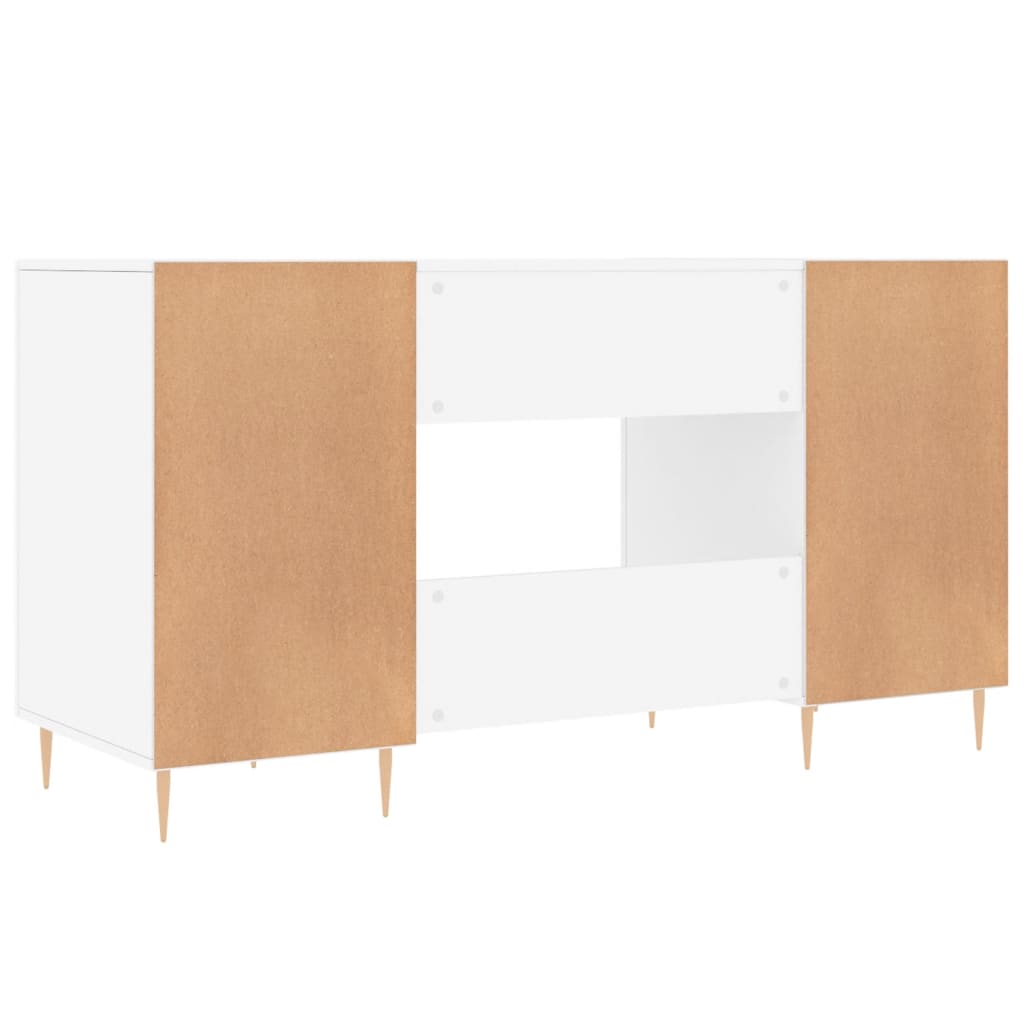 Desk 140X50X75 Cm Engineered Wood