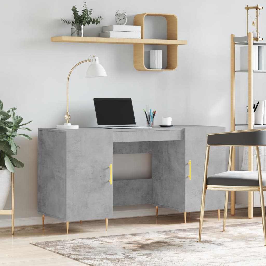 Desk 140X50X75 Cm Engineered Wood