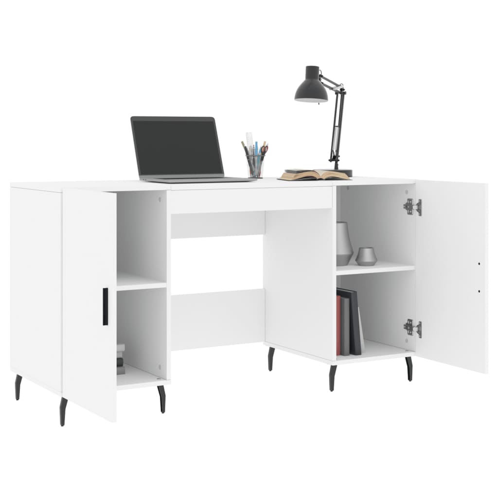 Desk 140X50X75 Cm Engineered Wood