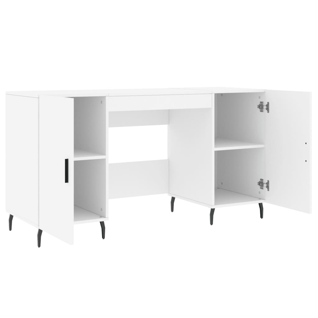 Desk 140X50X75 Cm Engineered Wood