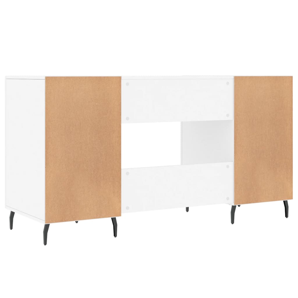 Desk 140X50X75 Cm Engineered Wood