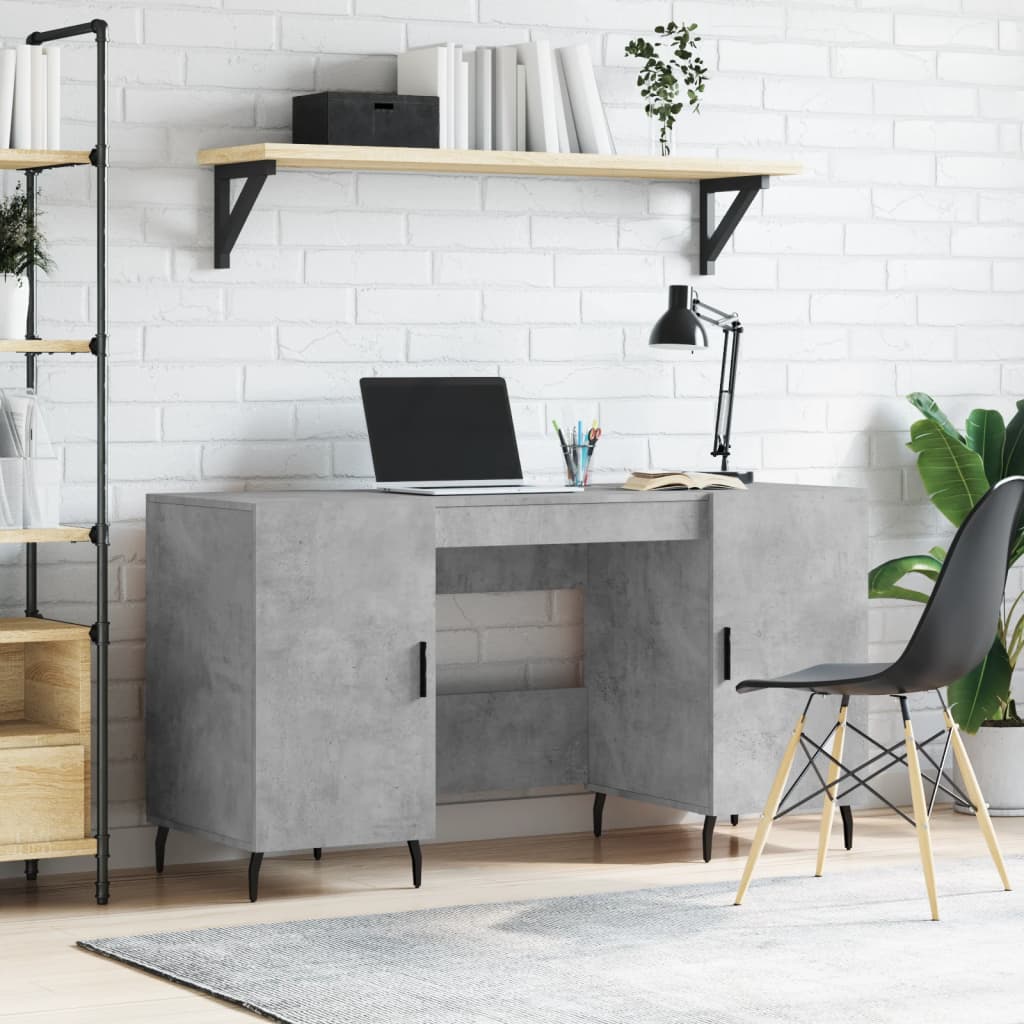 Desk 140X50X75 Cm Engineered Wood