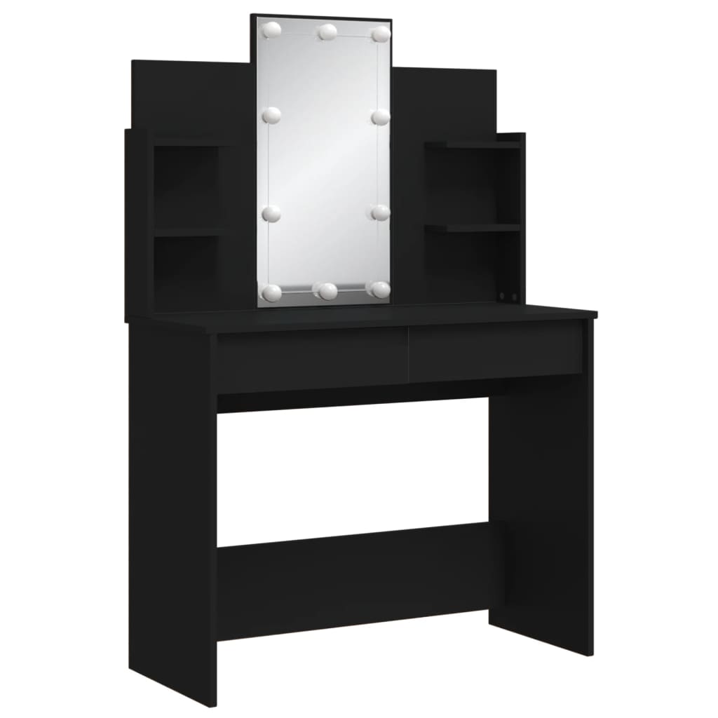 Dressing Table With Led Lights 96X40X142 Cm