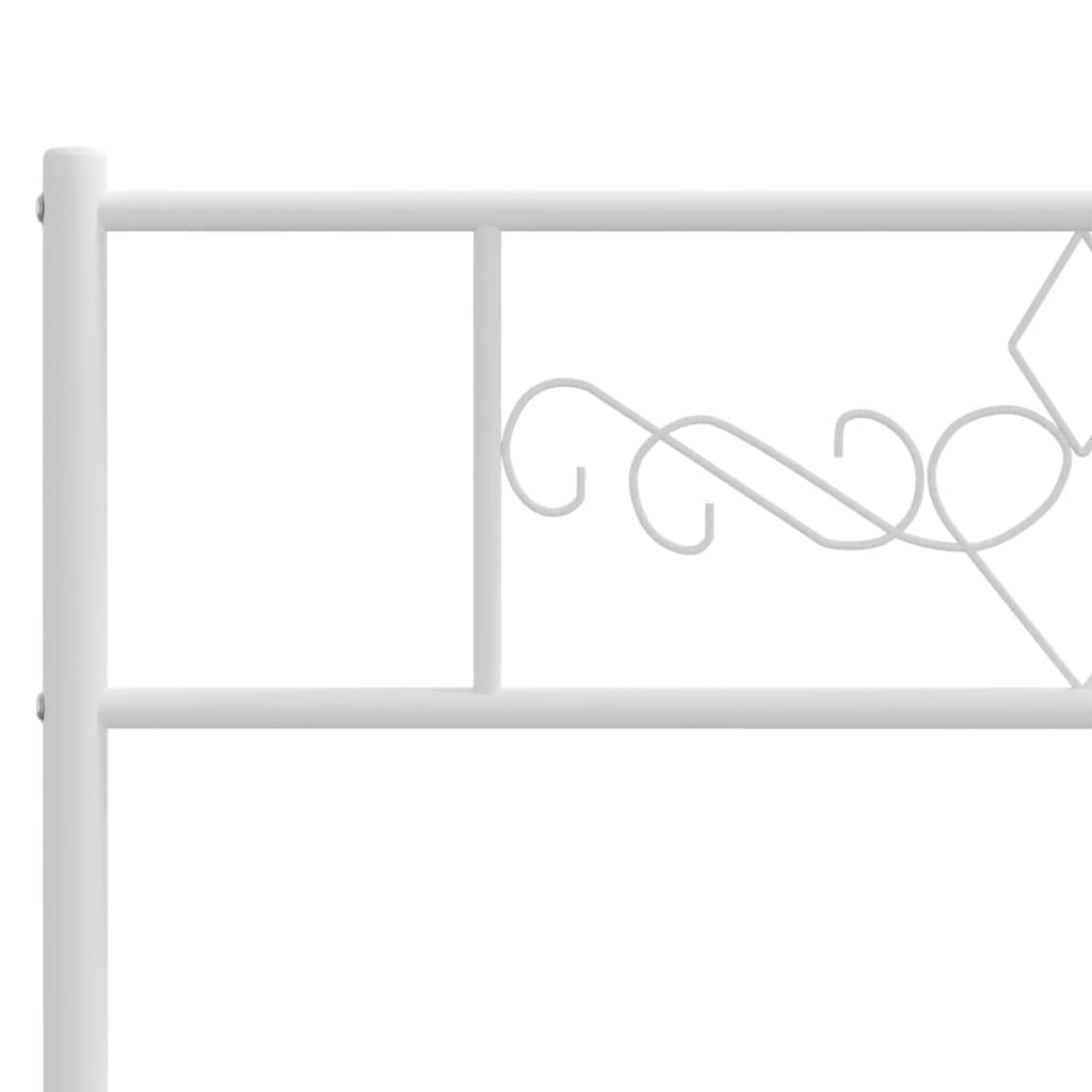 Metal Bed Frame Without Mattress 90X200Cm