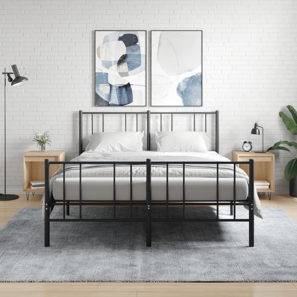 Bedside Cabinets 2 Pcs 40X35X50 Cm Engineered Wood