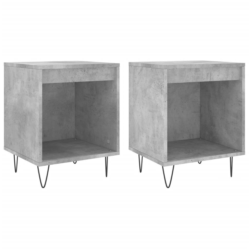Bedside Cabinets 2 Pcs 40X35X50 Cm Engineered Wood