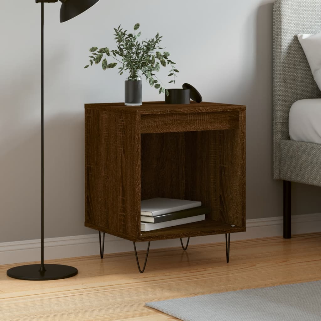 Bedside Cabinets 2 Pcs 40X35X50 Cm Engineered Wood