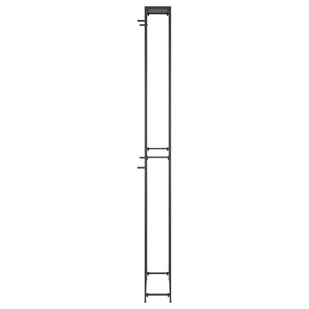 Wine Rack For 95 Bottles Black Wrought Iron
