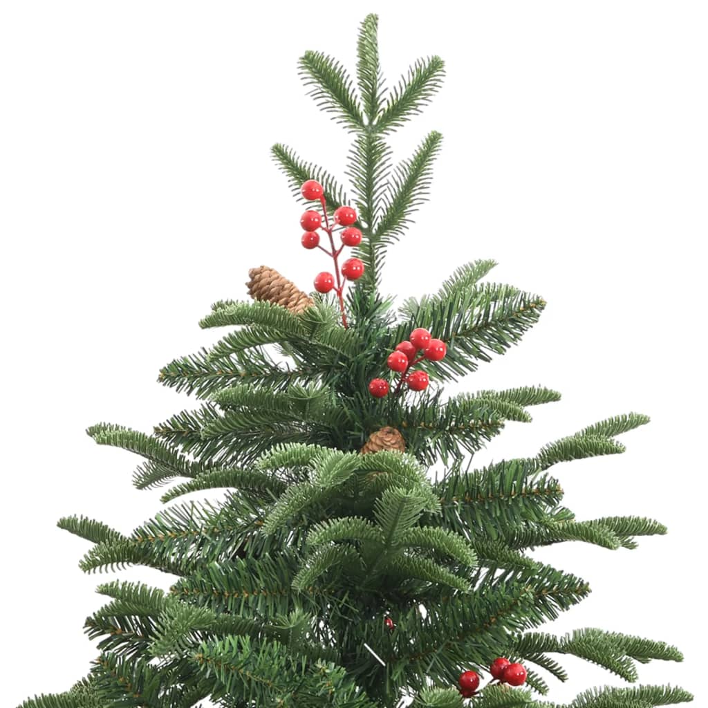 Artificial Hinged Christmas Tree With Cones And Berries