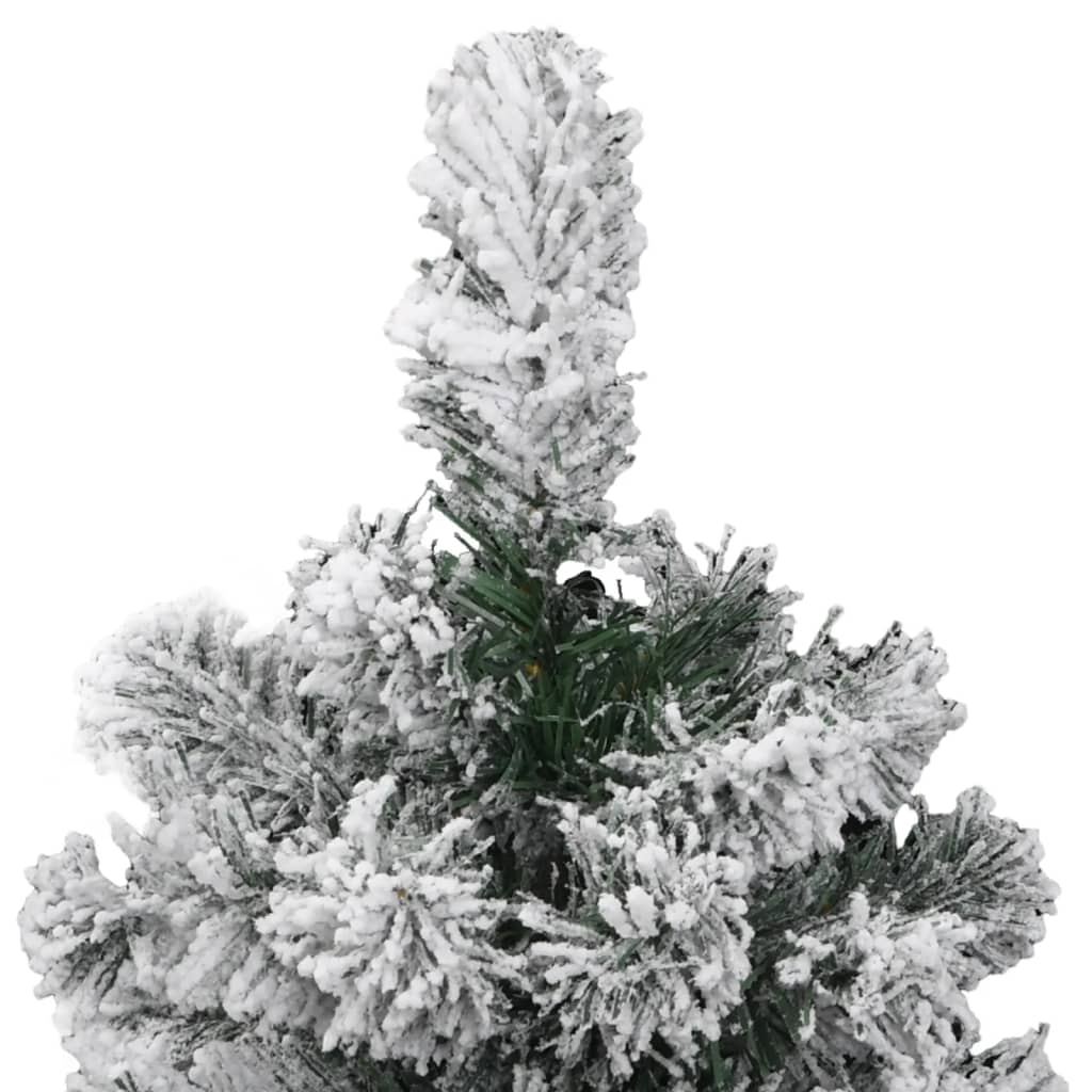 Artificial Hinged Christmas Tree With Flocked Snow