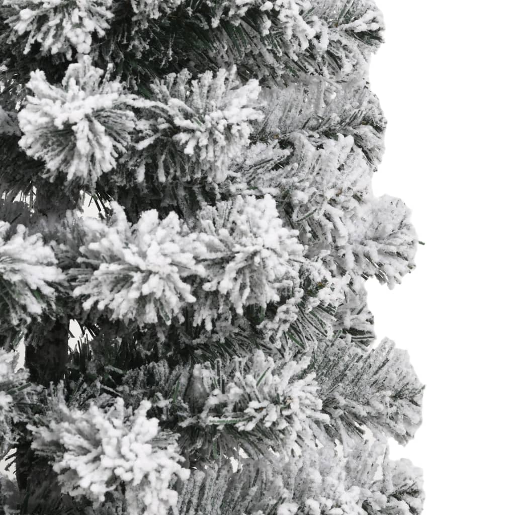 Artificial Hinged Christmas Tree With Flocked Snow