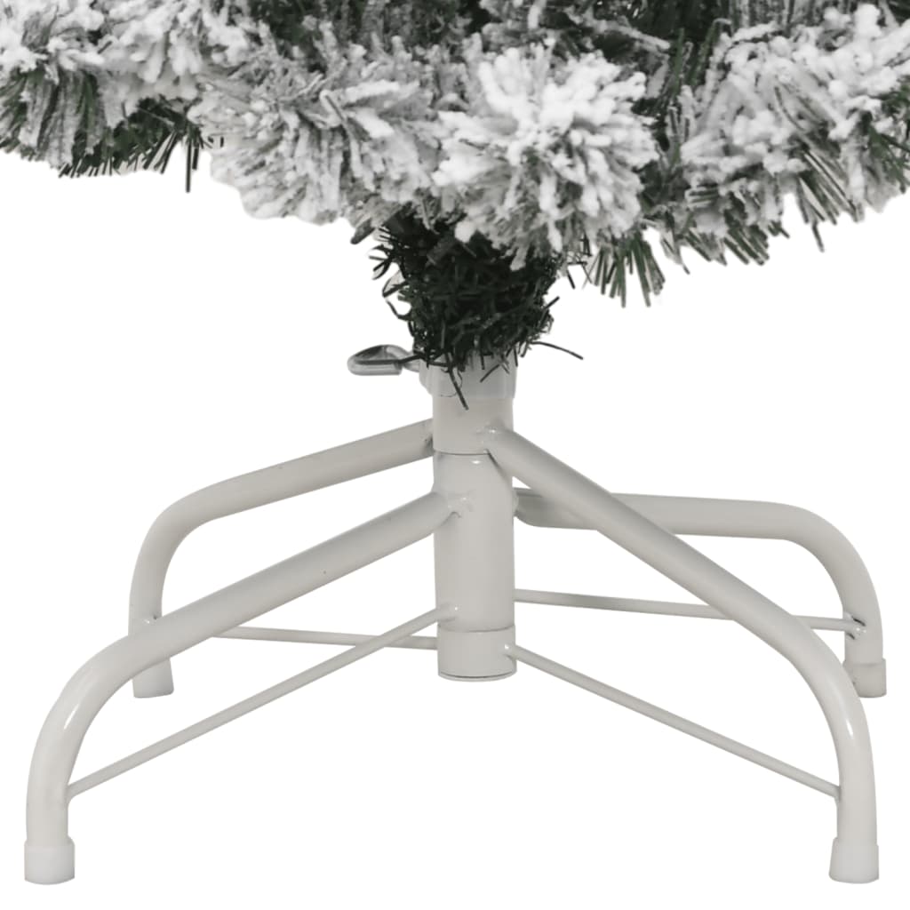 Artificial Hinged Christmas Tree With Flocked Snow