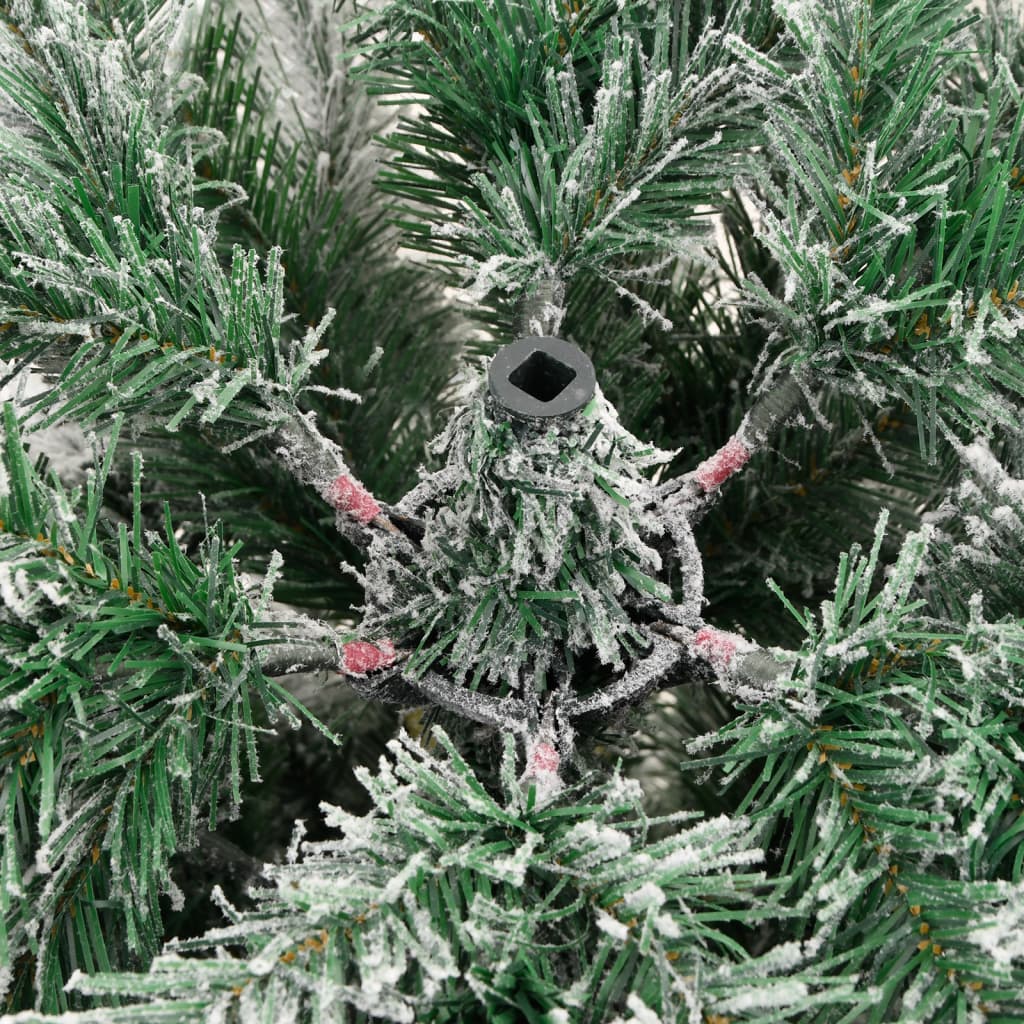 Artificial Hinged Christmas Tree With Flocked Snow