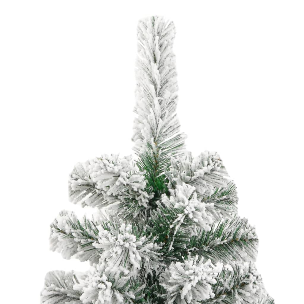 Artificial Hinged Christmas Tree With Flocked Snow
