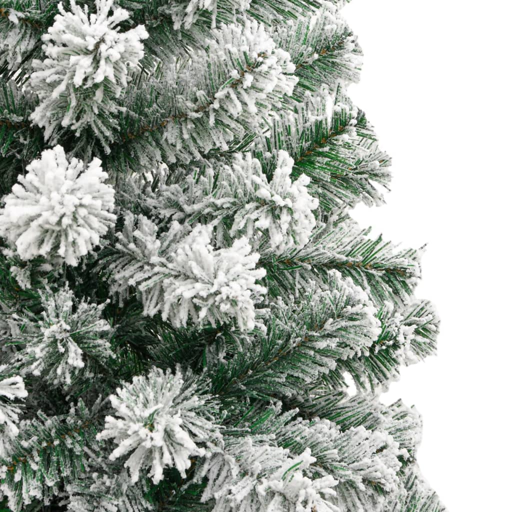 Artificial Hinged Christmas Tree With Flocked Snow