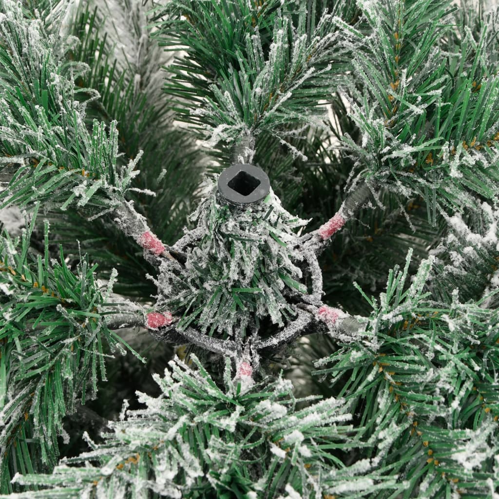 Artificial Hinged Christmas Tree With Flocked Snow