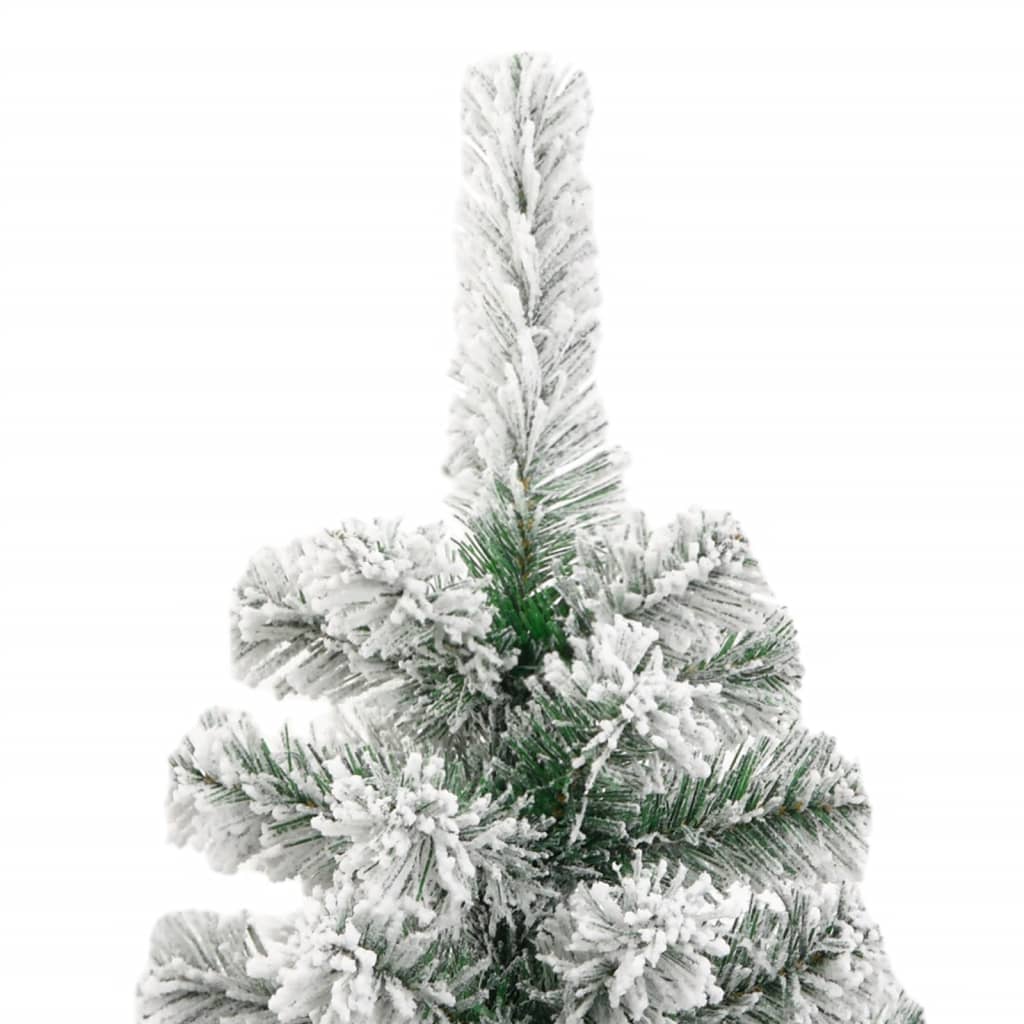 Artificial Hinged Christmas Tree With Flocked Snow