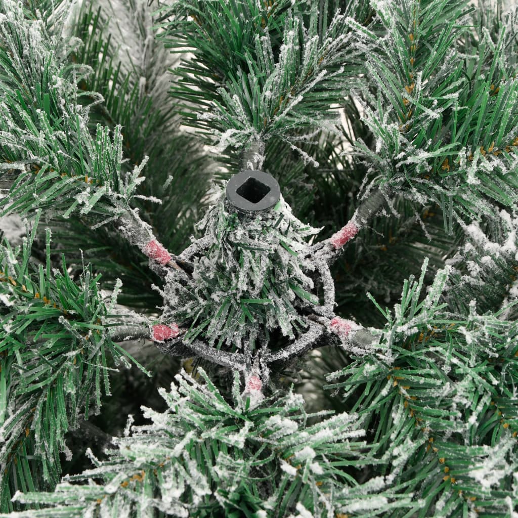 Artificial Hinged Christmas Tree With Flocked Snow