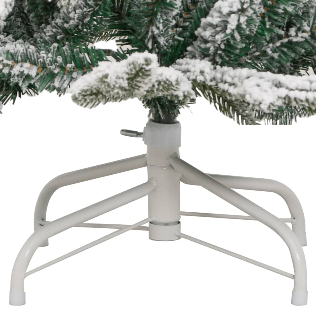 Artificial Hinged Christmas Tree With Flocked Snow