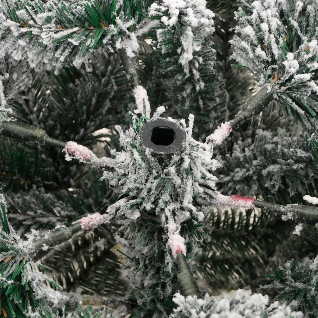 Artificial Hinged Christmas Tree With Flocked Snow