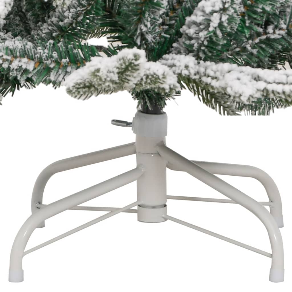 Artificial Hinged Christmas Tree With Flocked Snow