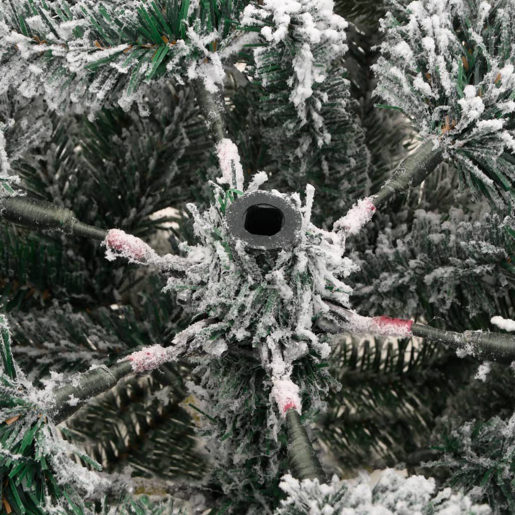 Artificial Hinged Christmas Tree With Flocked Snow