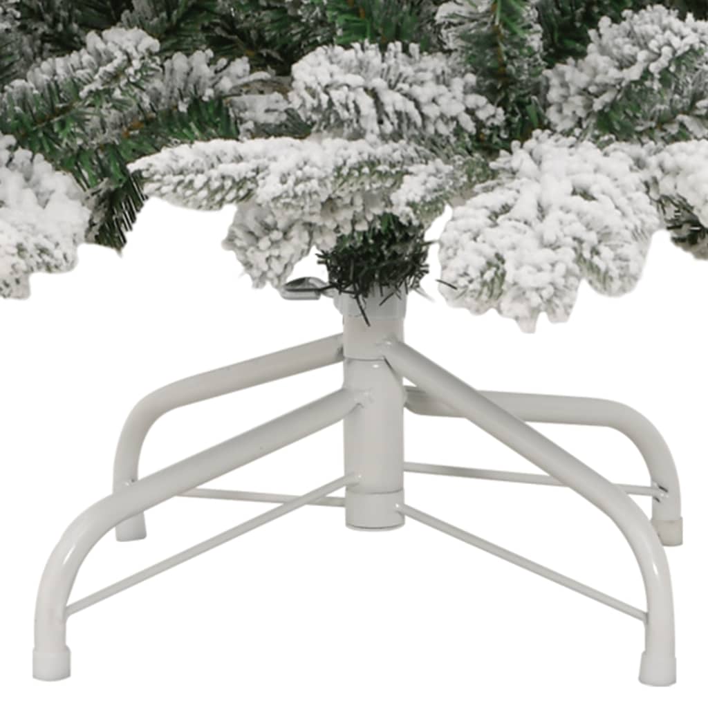 Artificial Hinged Christmas Tree With Flocked Snow