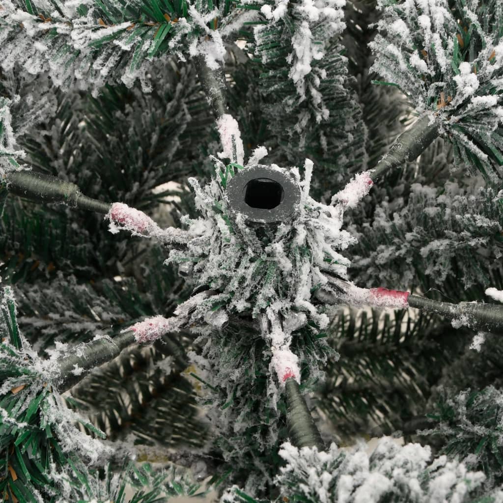 Artificial Hinged Christmas Tree With Flocked Snow