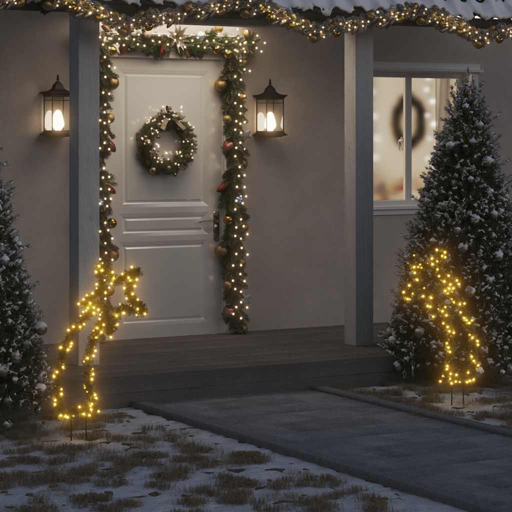 Christmas Light Decoration With Spikes Meteor 80 Leds