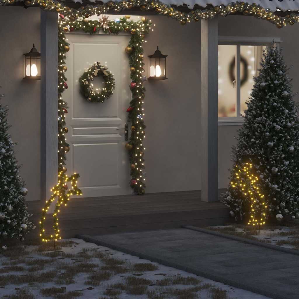 Christmas Light Decoration With Spikes Meteor 80 Leds