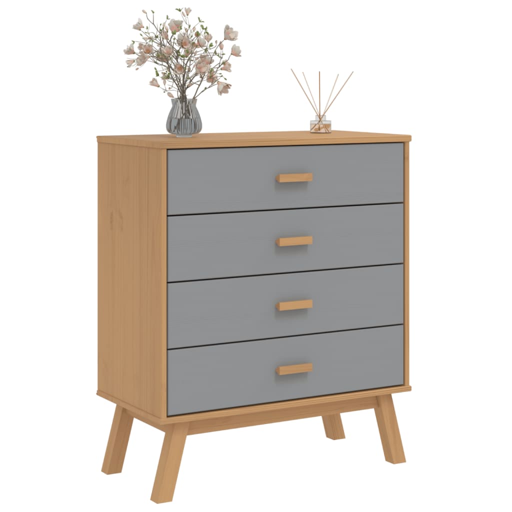 Drawer Cabinet Olden Solid Wood Pine