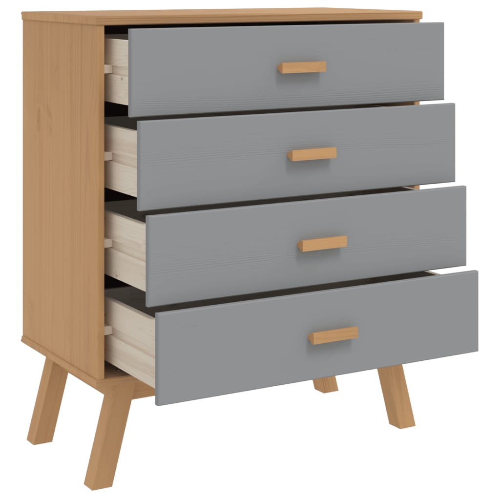 Drawer Cabinet Olden Solid Wood Pine