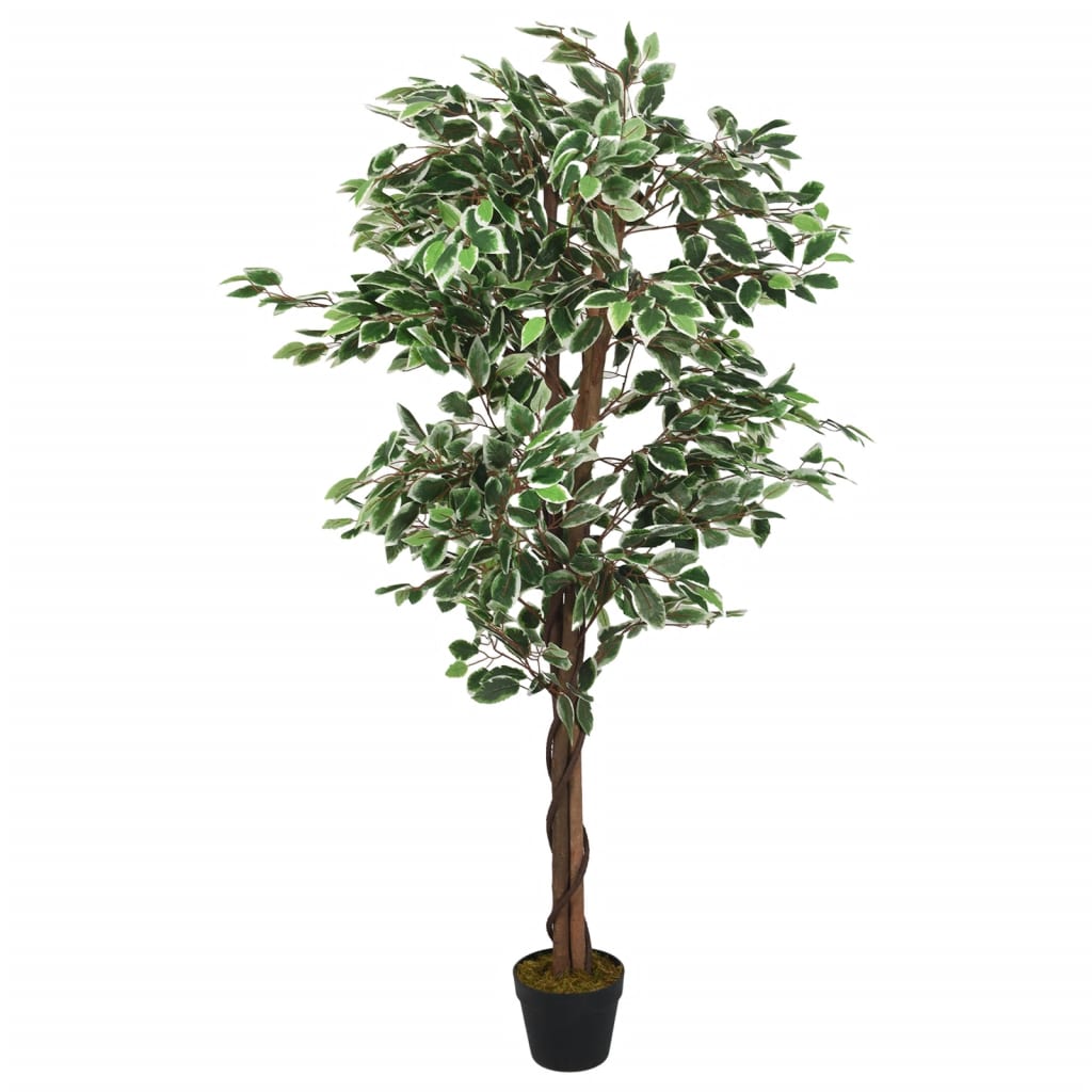 Artificial Ficus Tree 378 Leaves Green