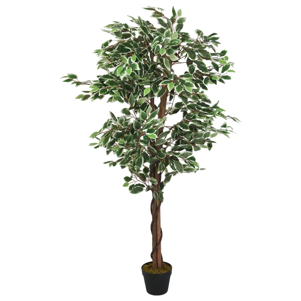 Artificial Ficus Tree 378 Leaves Green