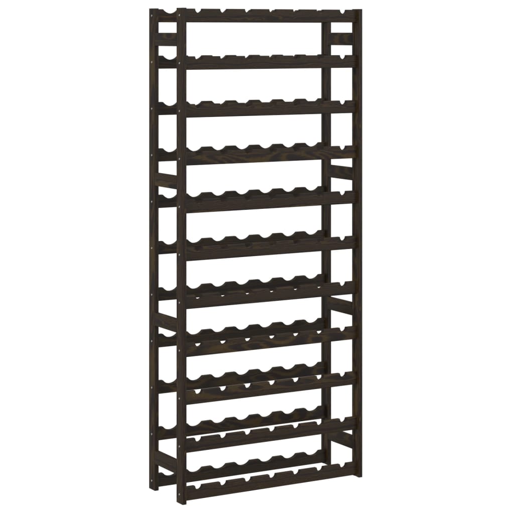 Wine Rack For 77 Bottles Solid Wood Pine
