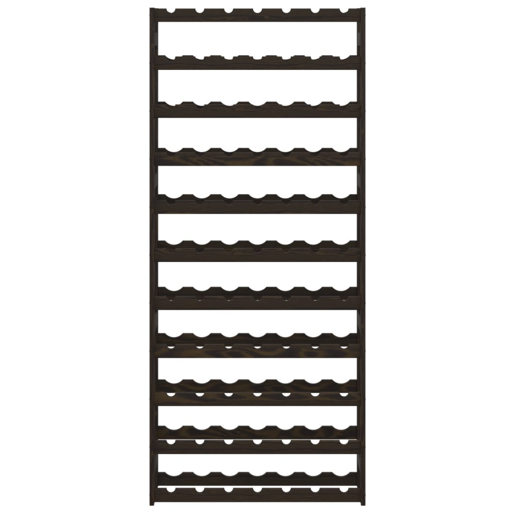 Wine Rack For 77 Bottles Solid Wood Pine