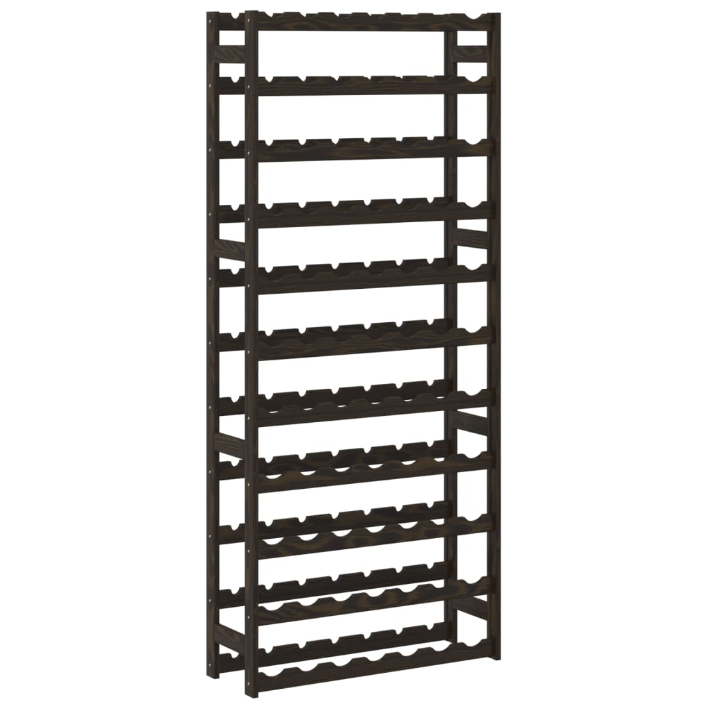 Wine Rack For 77 Bottles Solid Wood Pine