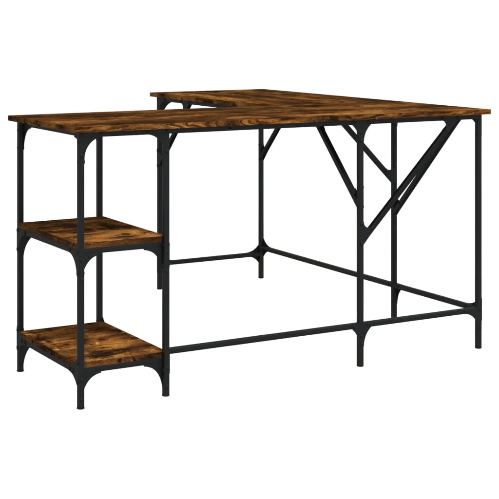 Desk 139X139X75 Cm Engineered Wood