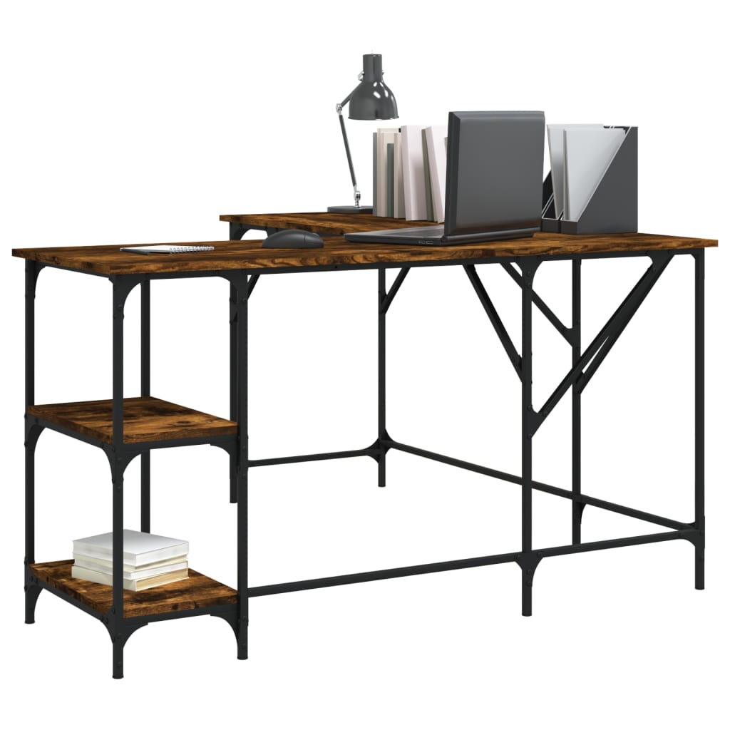 Desk 139X139X75 Cm Engineered Wood
