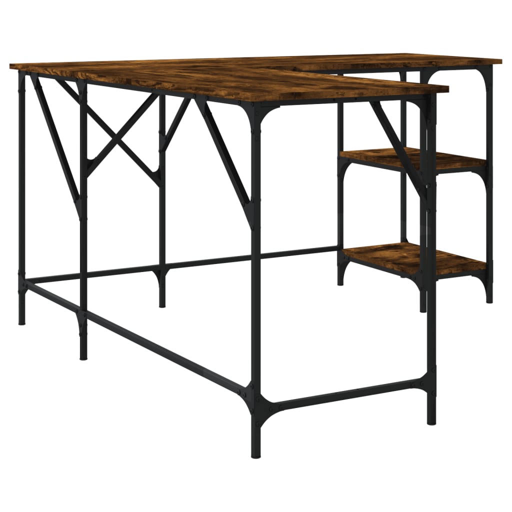 Desk 139X139X75 Cm Engineered Wood