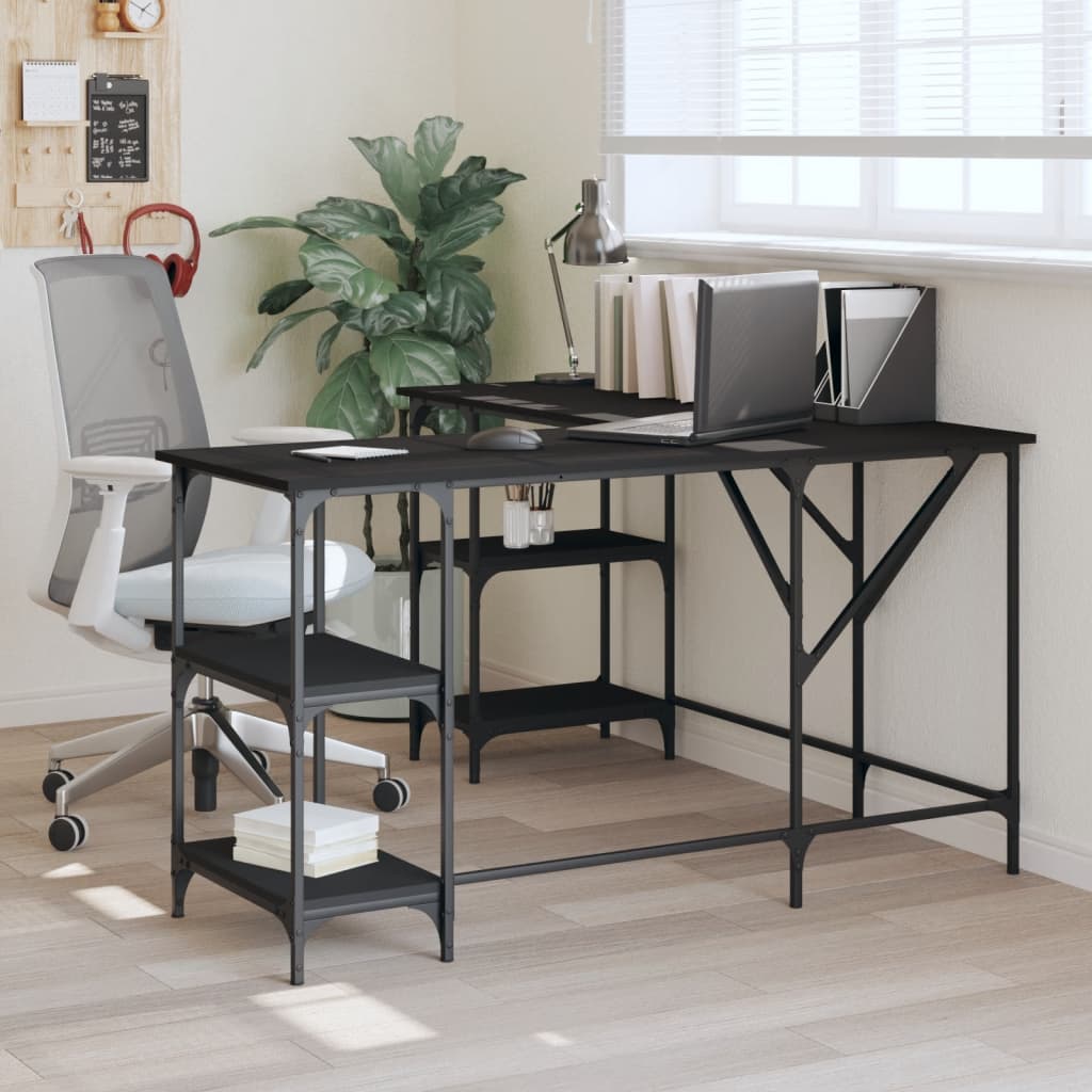 Desk 139X139X75 Cm Engineered Wood